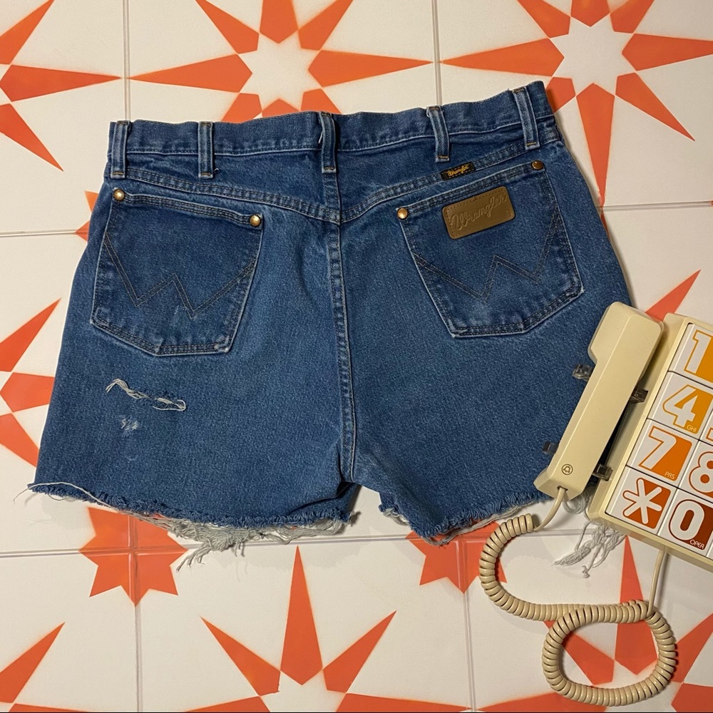 Wrangler True Blue High Rise Denim Cutoffs
